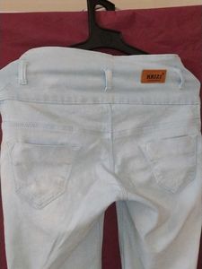 Light Blue High-Waisted Jeans