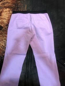 ZARA Lavender Straight Leg Pants