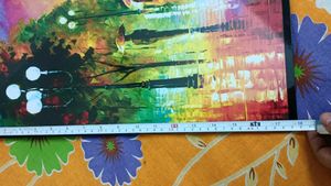 Water Paint Photo Frame With Quality Glass