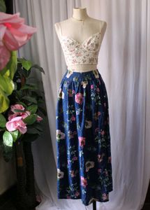 Floral Print Skirt