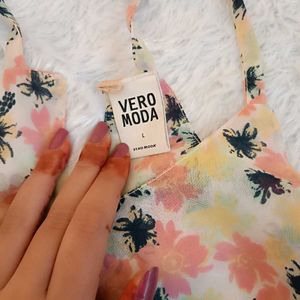 vero Moda floral sleeveless top