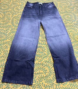 Wide Leg Denim Jeans