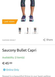 Saucony Authentic Capri Leggings