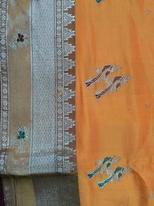 Vintage Paithani Chanderi Silk Saree