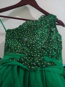 New premium partywear barbie gown with cancan