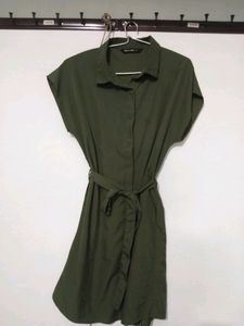 Provogue Green Shirt Dress