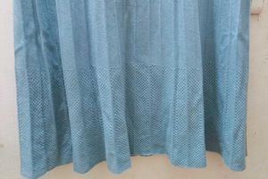 Pleated straight long woolen skirt