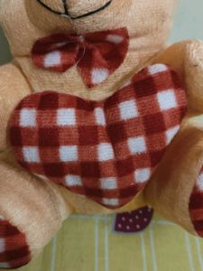 Cute Checkered Teddy Bear