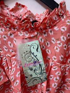 Floral Ruffle Blouse