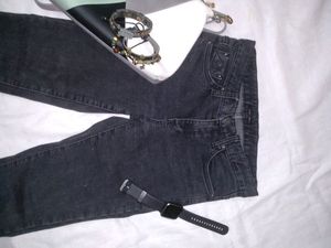 Blackish Grey Skinny Jeans