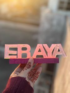 Customised Resin Name