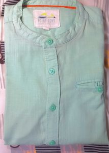Point Cove Mint Green Button-Down Shirt