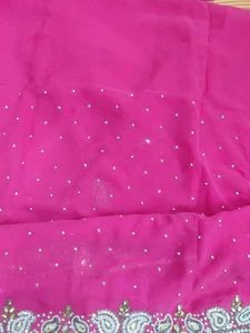 Beautiful Pink Party Wear Saree