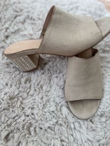 Aldo Studded Suede Block Sandals