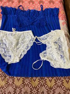 Net Sexy Nightwear With Bra And Panties