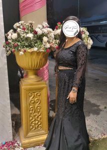 Sale! Fishcut Black Lehenga