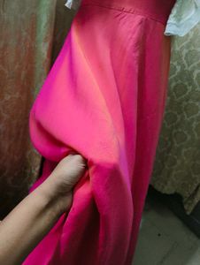 Elegant Pink Dress with Shrug