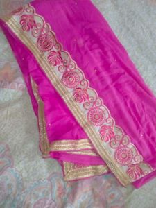 Elegant Pink Saree