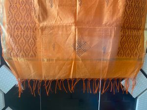 Womens Block Printed Chanderi Dupatta