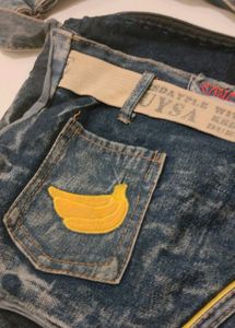 Vintage Patchwork Denim Shoulder Bag