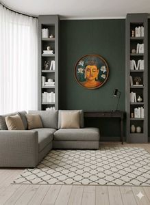 bhudh acrylic painting 🎨