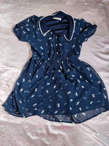 Korean BLUE dress💙🤍