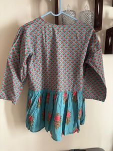 Floral &amp; Striped Blouse
