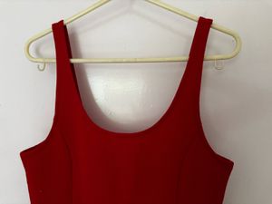 Cute Red H&amp;M Skater Dress