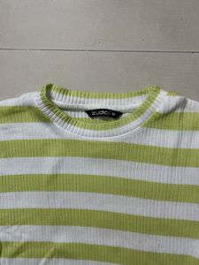 Striped Crop Top