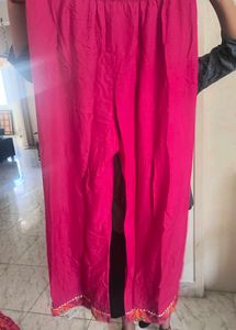Pink Embroidered Kurta Set