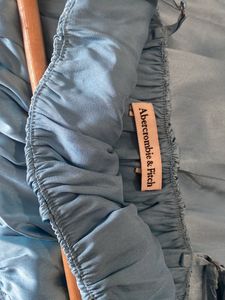 Blue Satin Dress