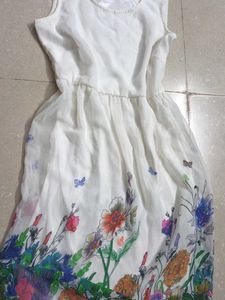 White Floral Dress