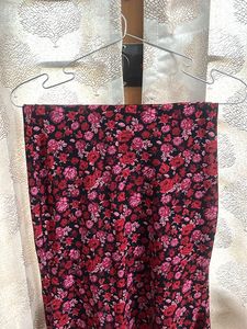 Floral Print Maxi Skirt