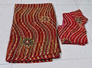 Red Saree