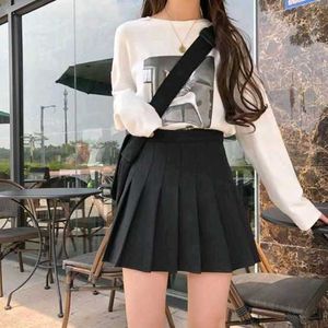 Korean black mini skirt
