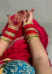 Elegant Maroon Saree+ stiched blouse