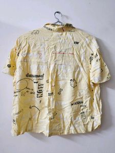 Printed Yellow Shirt