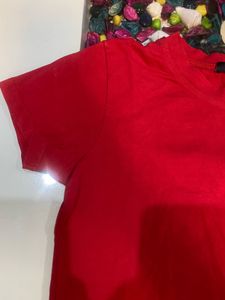 Fitted Cute Red T-Shirt
