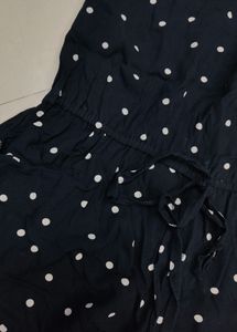Polka Dot Short Jumpsuit For Women