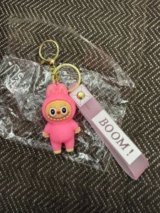 Pink Labubu Keychain