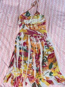 Floral Halter Dress