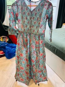 Floral Print Kurta