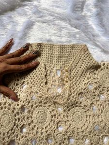 Crochet cute Mini top 🍁