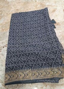 Elegant Embroidered Saree