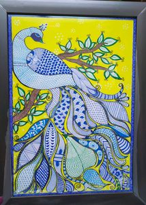 peacock painting