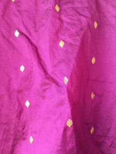 Purple Silk Kurtha