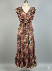 Floral Print Maxi Dress