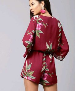 Floral Print Romper