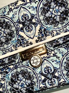 Lino Perros Floral printed structured Shoulder Bag