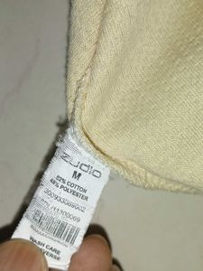 Beige Waffle Knit T-Shirt